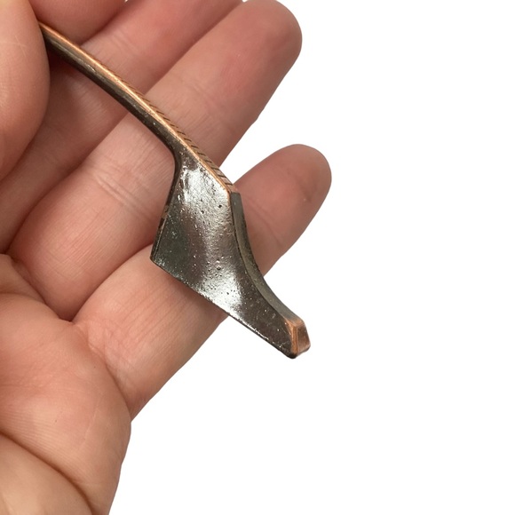 Set of 4 Vintage Copper Handles MCM Midcentury Era - 3 inches hole to hole - Picture 4 of 8